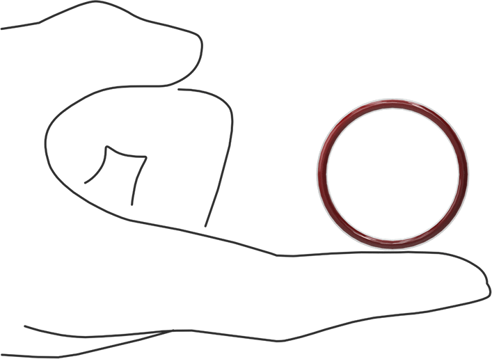 Kimyasala Dayanıklı FEP Kaplı Silikon O-Ring, Düşük Sıcaklık, 3/32 Kesirli Genişlik, Dash No. 124