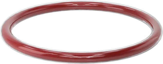 Kimyasala Dayanıklı FEP Kaplı Silikon O-Ring, Düşük Sıcaklık, 3/32 Kesirli Genişlik, Dash No. 125