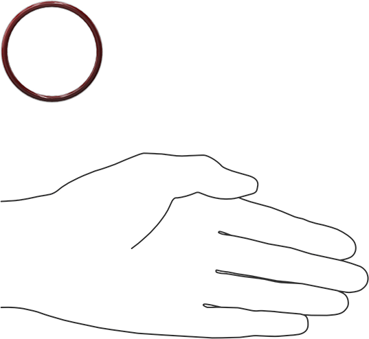 Kimyasala Dayanıklı FEP Kaplı Silikon O-Ring, Düşük Sıcaklık, 1/8 Kesirli Genişlik, Dash No. 224