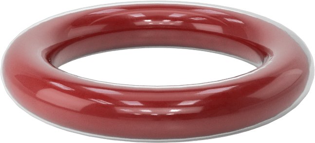 Kimyasala Dayanıklı FEP Kaplı Silikon O-Ring, Düşük Sıcaklık, 3/16 Kesirli Genişlik, Dash No. 316