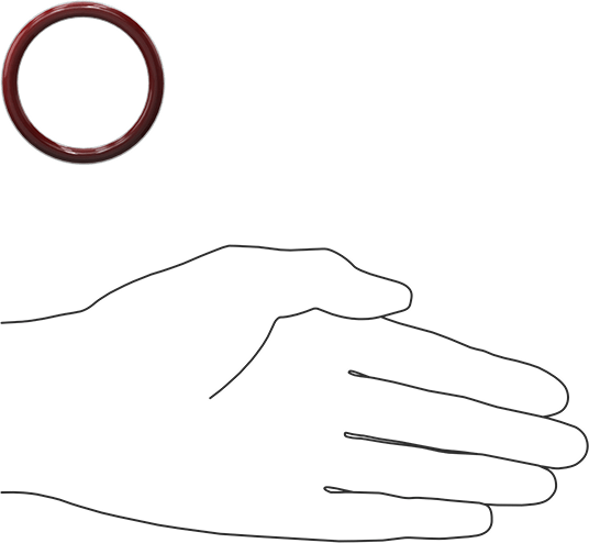 Kimyasala Dayanıklı FEP Kaplı Silikon O-Ring, Düşük Sıcaklık, 3/16 Kesirli Genişlik, Dash No. 326