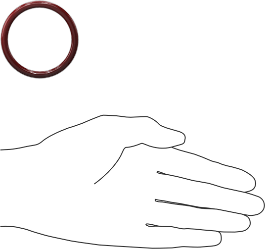 Kimyasala Dayanıklı FEP Kaplı Silikon O-Ring, Düşük Sıcaklık, 3/16 Kesirli Genişlik, Dash No. 327