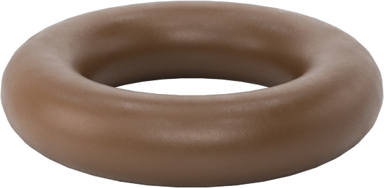 Düşük Gaz Salınımlı Kimyasala Dayanıklı O-Rings, Yumuşak Viton® Floroelastomer, Dash No. 008