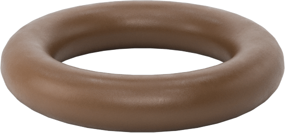 Düşük Gaz Salınımlı Kimyasala Dayanıklı O-Rings, Yumuşak Viton® Floroelastomer, Dash No. 010