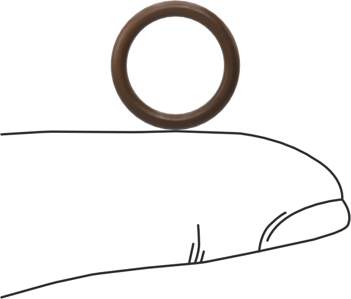 Düşük Gaz Salınımlı Kimyasala Dayanıklı O-Rings, Yumuşak Viton® Floroelastomer, Dash No. 013