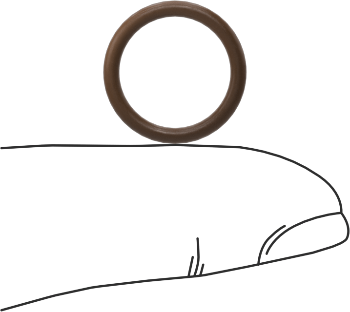 Düşük Gaz Salınımlı Kimyasala Dayanıklı O-Rings, Yumuşak Viton® Floroelastomer, Dash No. 014