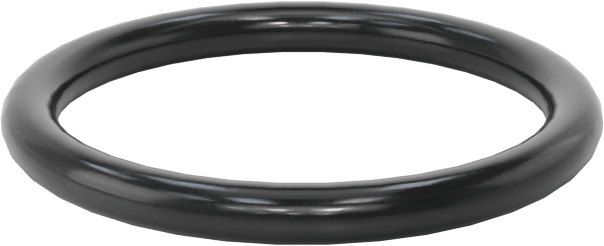 Kimyasala Dayanıklı Viton® Floroelastomer O-Rings, Düşük Gaz Salınımlı, 1/16 Kesirli Genişlik, Dash No. 016