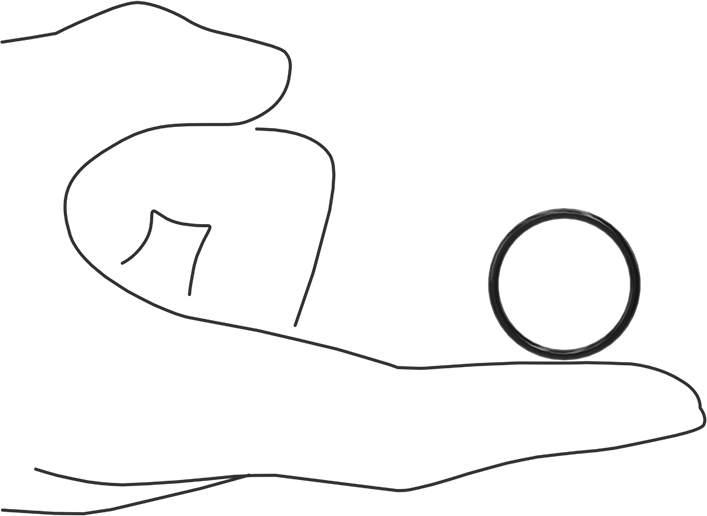 Kimyasala Dayanıklı Viton® Floroelastomer O-Rings, Düşük Gaz Salınımlı, 1/16 Kesirli Genişlik, Dash No. 020