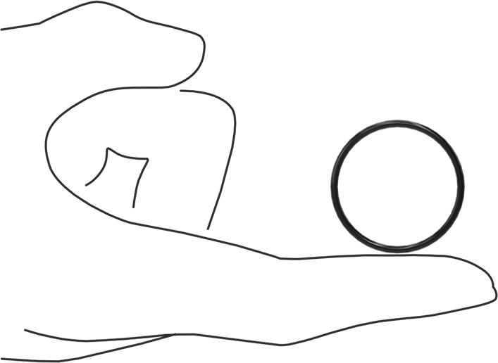 Kimyasala Dayanıklı Viton® Floroelastomer O-Rings, Düşük Gaz Salınımlı, 1/16 Kesirli Genişlik, Dash No. 024