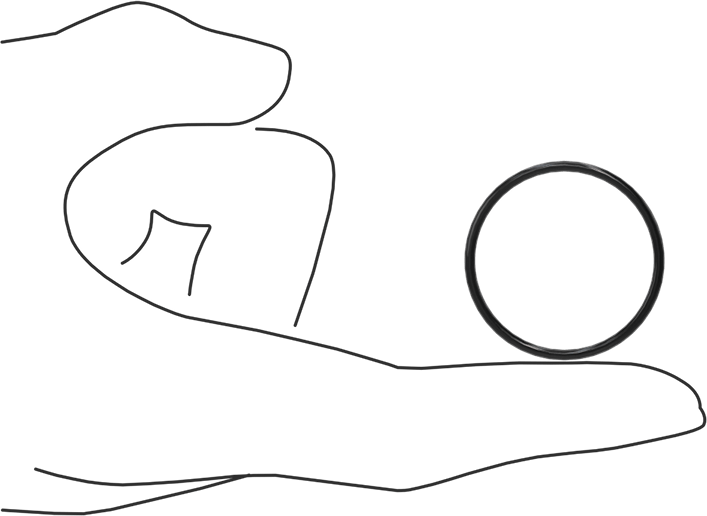 Kimyasala Dayanıklı Viton® Floroelastomer O-Rings, Düşük Gaz Salınımlı, 1/16 Kesirli Genişlik, Dash No. 025