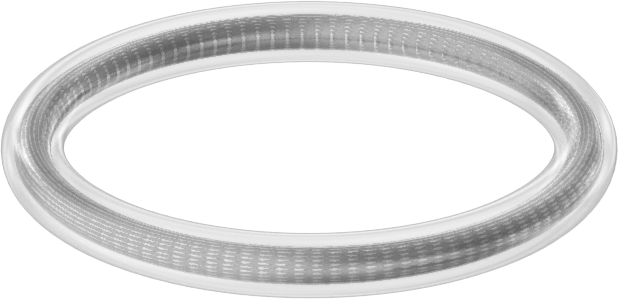 Viton® Floroelastomer O-Ring, Ultra Kimyasala Dayanıklı, FEP Kaplı, Dash No. 015