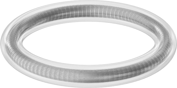 Viton® Floroelastomer O-Ring, Ultra Kimyasala Dayanıklı, FEP Kaplı, Dash No. 013