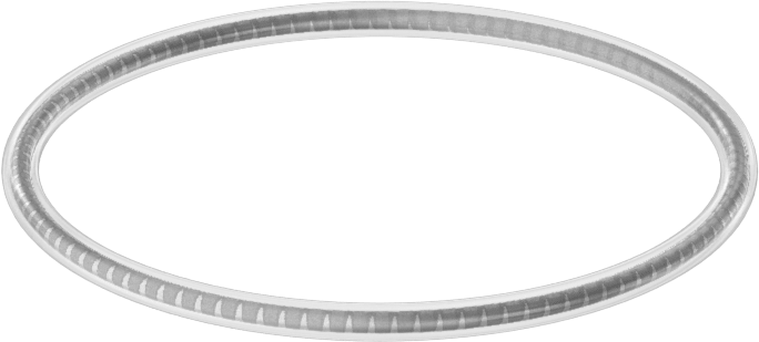 Viton® Floroelastomer O-Ring, Ultra Kimyasala Dayanıklı, FEP Kaplı, Dash No. 027