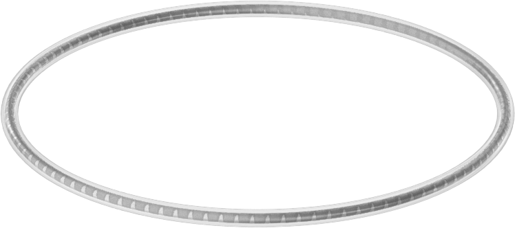 Viton® Floroelastomer O-Ring, Ultra Kimyasala Dayanıklı, FEP Kaplı, Dash No. 033