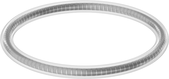 Viton® Floroelastomer O-Ring, Ultra Kimyasala Dayanıklı, FEP Kaplı, Dash No. 123