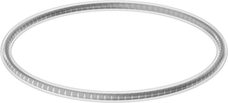 Viton® Floroelastomer O-Ring, Ultra Kimyasala Dayanıklı, FEP Kaplı, Dash No. 135