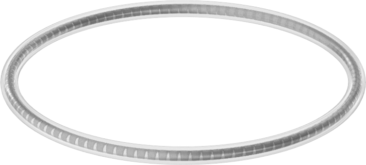 Viton® Floroelastomer O-Ring, Ultra Kimyasala Dayanıklı, FEP Kaplı, Dash No. 136