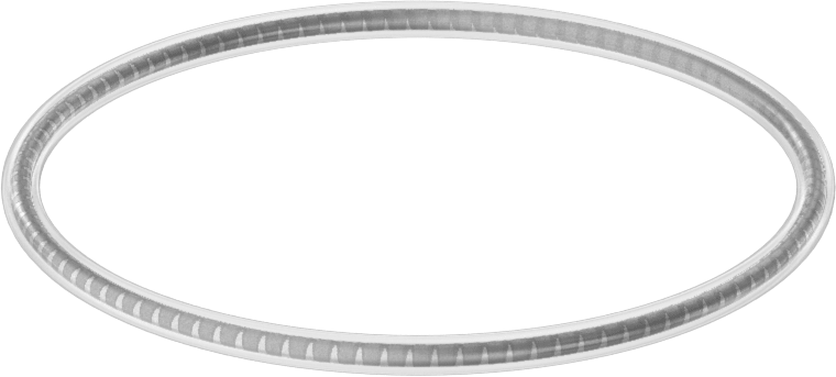 Viton® Floroelastomer O-Ring, Ultra Kimyasala Dayanıklı, FEP Kaplı, Dash No. 137