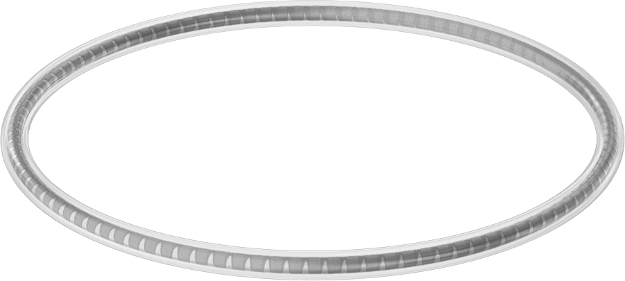 Viton® Floroelastomer O-Ring, Ultra Kimyasala Dayanıklı, FEP Kaplı, Dash No. 435