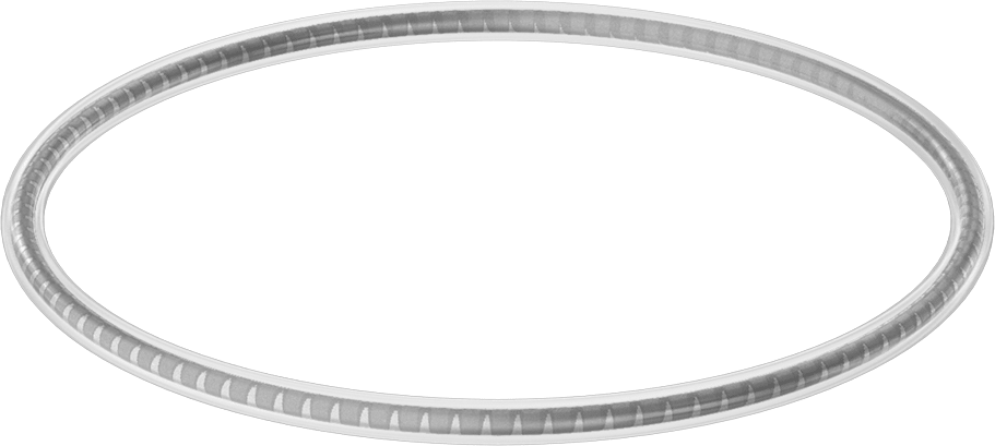 Viton® Floroelastomer O-Ring, Ultra Kimyasala Dayanıklı, FEP Kaplı, Dash No. 436