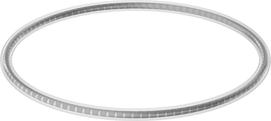 Viton® Floroelastomer O-Ring, Ultra Kimyasala Dayanıklı, FEP Kaplı, Dash No. 437