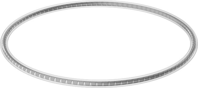 Viton® Floroelastomer O-Ring, Ultra Kimyasala Dayanıklı, FEP Kaplı, Dash No. 440