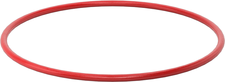 Yüksek Sıcaklık Silikon O-Rings, Parker S1138, 1/16 Kesirli Genişlik, Dash Numarası 035