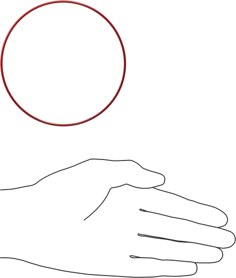 Yüksek Sıcaklık Silikon O-Rings, Parker S1138, 1/16 Kesirli Genişlik, Dash Numarası 044