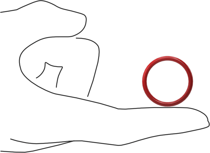 Yüksek Sıcaklık Silikon O-Rings, Parker S1138, 3/32 Kesirli Genişlik, Dash Numarası 119