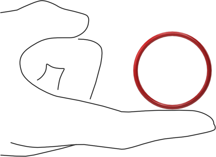 Yüksek Sıcaklık Silikon O-Rings, Parker S1138, 3/32 Kesirli Genişlik, Dash Numarası 128