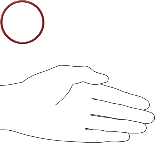 Yüksek Sıcaklık Silikon O-Rings, Parker S1138, 3/32 Kesirli Genişlik, Dash Numarası 134