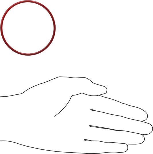 Yüksek Sıcaklık Silikon O-Rings, Parker S1138, 3/32 Kesirli Genişlik, Dash Numarası 143