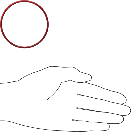 Yüksek Sıcaklık Silikon O-Rings, Parker S1138, 3/32 Kesirli Genişlik, Dash Numarası 144