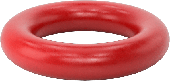 Yüksek Sıcaklık Silikon O-Rings, Parker S1138, 1/8 Kesirli Genişlik, Dash Numarası 205