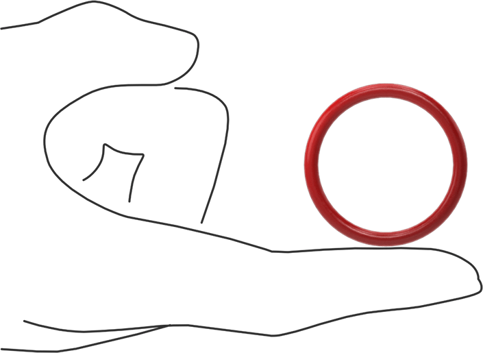 Yüksek Sıcaklık Silikon O-Rings, Parker S1138, 1/8 Kesirli Genişlik, Dash Numarası 219