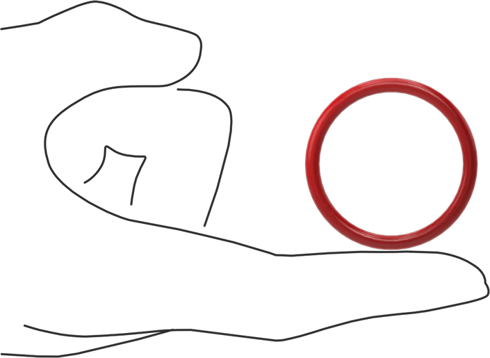 Yüksek Sıcaklık Silikon O-Rings, Parker S1138, 1/8 Kesirli Genişlik, Dash Numarası 220