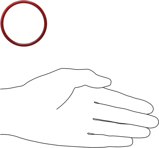 Yüksek Sıcaklık Silikon O-Rings, Parker S1138, 1/8 Kesirli Genişlik, Dash Numarası 225