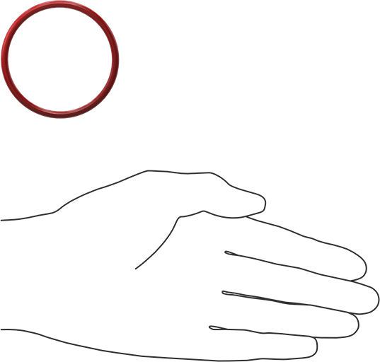 Yüksek Sıcaklık Silikon O-Rings, Parker S1138, 1/8 Kesirli Genişlik, Dash Numarası 226