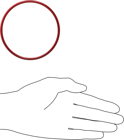 Yüksek Sıcaklık Silikon O-Rings, Parker S1138, 1/8 Kesirli Genişlik, Dash Numarası 236