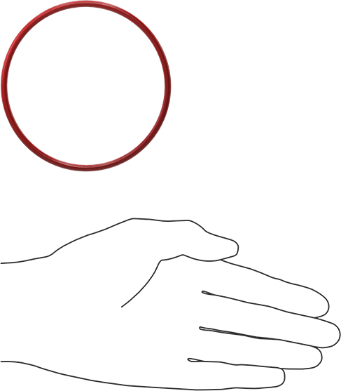 Yüksek Sıcaklık Silikon O-Rings, Parker S1138, 1/8 Kesirli Genişlik, Dash Numarası 237