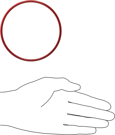 Yüksek Sıcaklık Silikon O-Rings, Parker S1138, 1/8 Kesirli Genişlik, Dash Numarası 239