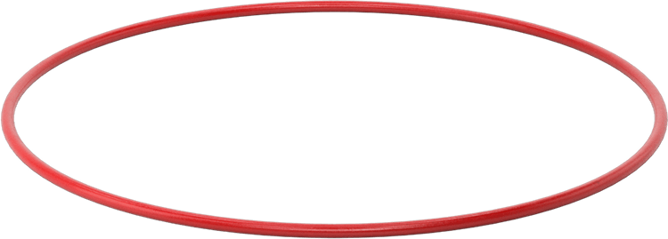 Yüksek Sıcaklık Silikon O-Rings, Parker S1138, 1/8 Kesirli Genişlik, Dash Numarası 262