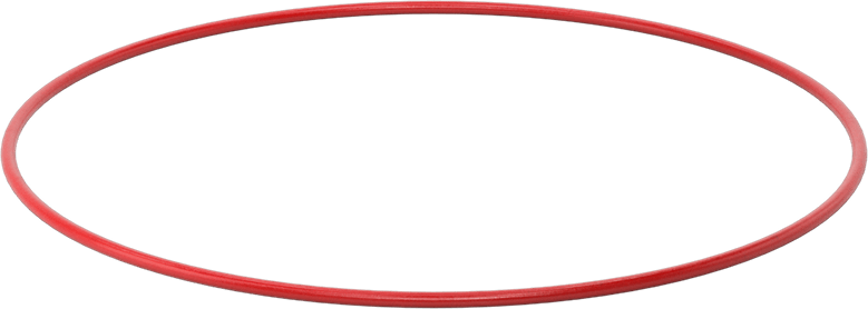 Yüksek Sıcaklık Silikon O-Rings, Parker S1138, 1/8 Kesirli Genişlik, Dash Numarası 266