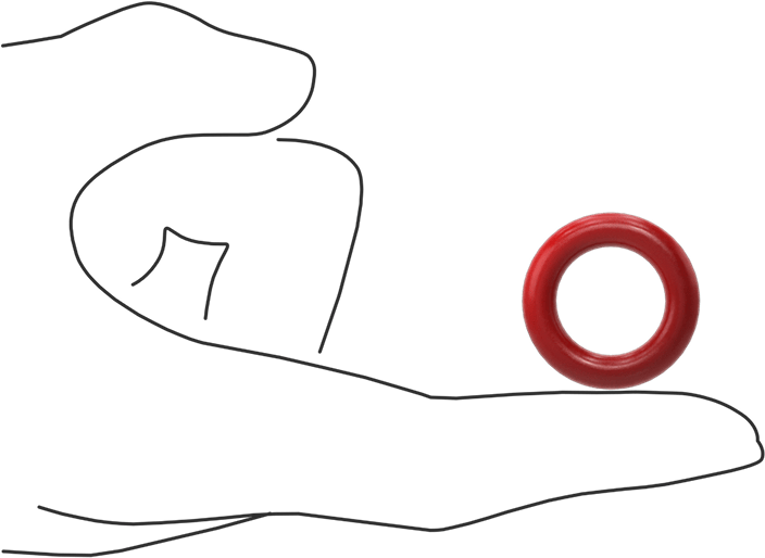 Yüksek Sıcaklık Silikon O-Rings, Parker S1138, 3/16 Kesirli Genişlik, Dash Numarası 313