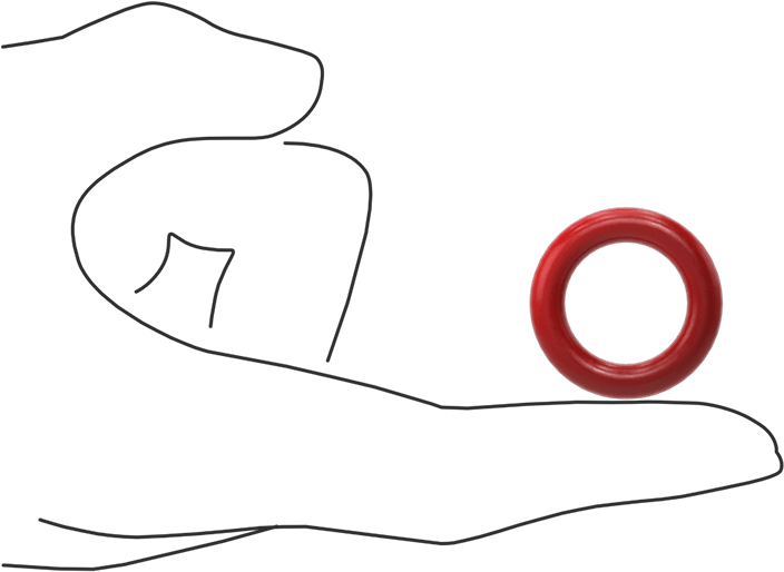 Yüksek Sıcaklık Silikon O-Rings, Parker S1138, 3/16 Kesirli Genişlik, Dash Numarası 314