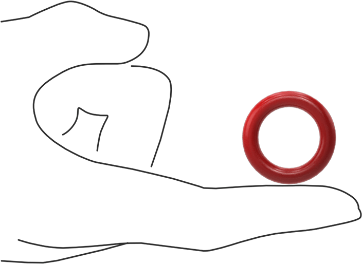 Yüksek Sıcaklık Silikon O-Rings, Parker S1138, 3/16 Kesirli Genişlik, Dash Numarası 315