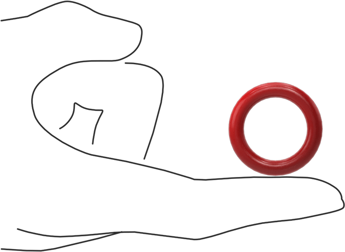 Yüksek Sıcaklık Silikon O-Rings, Parker S1138, 3/16 Kesirli Genişlik, Dash Numarası 316