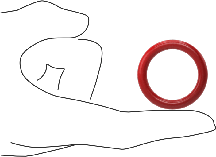 Yüksek Sıcaklık Silikon O-Rings, Parker S1138, 3/16 Kesirli Genişlik, Dash Numarası 320