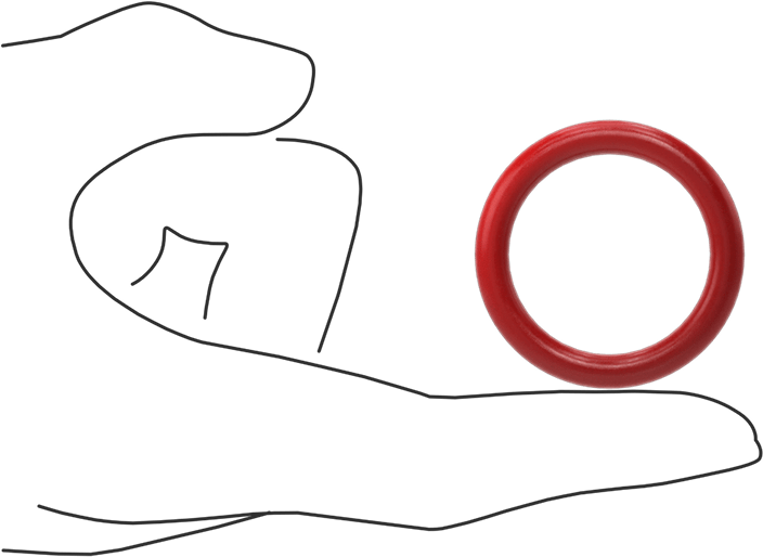 Yüksek Sıcaklık Silikon O-Rings, Parker S1138, 3/16 Kesirli Genişlik, Dash Numarası 322