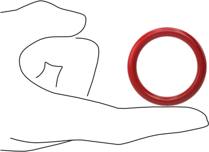 Yüksek Sıcaklık Silikon O-Rings, Parker S1138, 3/16 Kesirli Genişlik, Dash Numarası 324